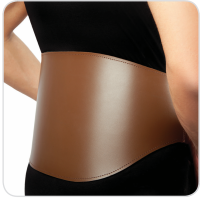 Lumbar Rugbrace - Weightlifting belt - Sport Powerlift Riem -Trainingsriem - Buikband- Lumbosarcale orthese  - 100% leer 